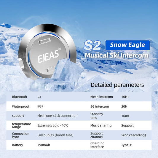 Details about the battery lifespan and charging duration of EJEAS S2